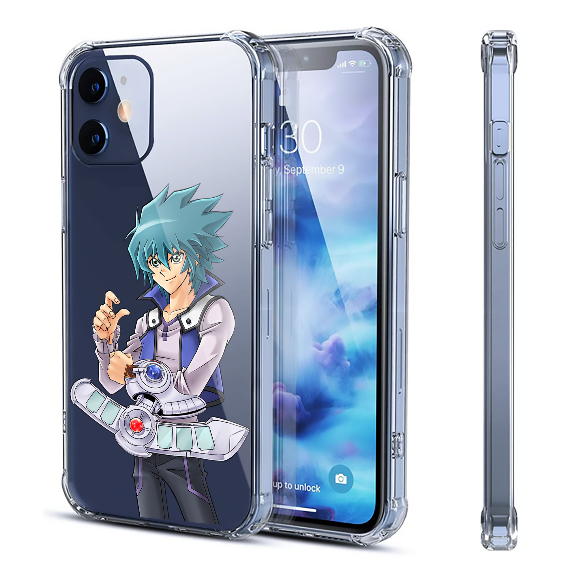 （画像用） 遊☆戯☆王 Yu-Gi-Oh! 【iPhone 12シリーズ対応】透明スマホケース（クリアソフトケース）